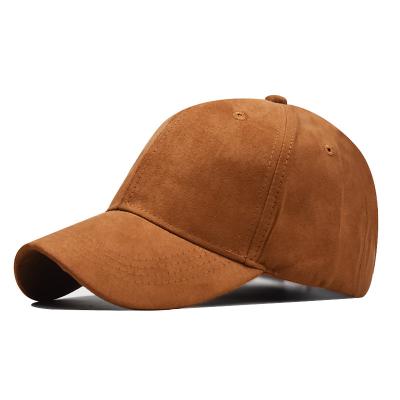 China COMMON hot sale six panels simple baseball caps for sale suede baseball cap in stock for sale