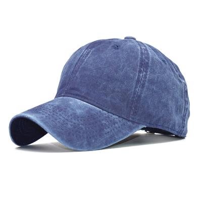 China COMMON Customized Cheap Vintage Cotton Washed Plain Hats Baseball Cap For Men And Women for sale