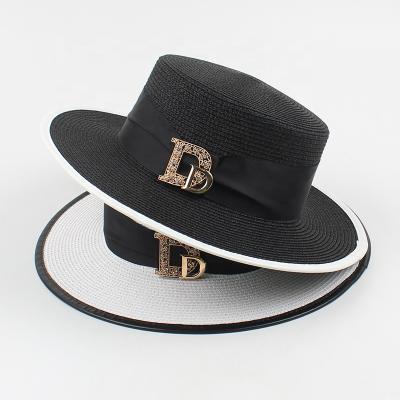 China High Quality Popular Summer Straw Hat Panama Straw Hat Of Dobby Paper for sale