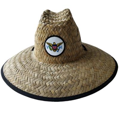 China Custom cheap price sombrero beach hat character LOGO wide brim with print summer straw hat wholesale for sale