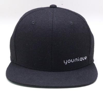 China Cheap price low MOQ COMMON high quality hat factory china custom made 3d or 2d hat and embroidery wool felt snapback hat for sale