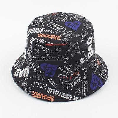 China Fashion\Reversible Unisex Fashion Hip Hop Style Print Pattern Hat Custom Unique Comfortable\Durable Bucket Hat for sale