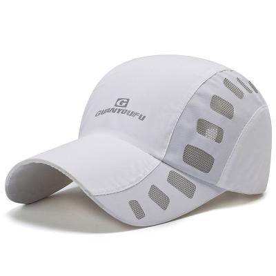 China breathable & Factory Wholesale OEM Custom Unisex 100% Polyester Waterproof Sports Covers Running Hats Cap for sale