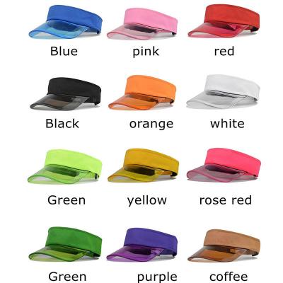 China Sun Protect Wholesale Sport Running Casual Outdoor Tourist Hat Multicolor Women Cheap Sun Visor Carrying Hat Empty Sun Visors for sale