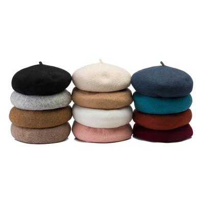 China Fashion\men's crown mushroom leisure hot sale British wool female round deep comfortable\durable cashmere pour boy beret women for sale