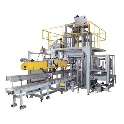 China High Accuracy Automatic Rice Food Wheat Seed Weighing And Filling Packing Machine For 10-50 Kg Bag for sale