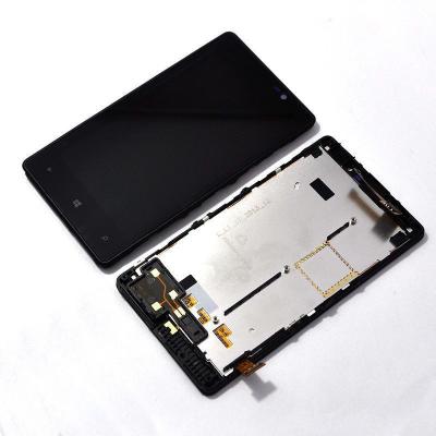 China 4.3 Inches Nokia LCD Screen For  Lumia 820  LCD With Digitizer  Black for sale