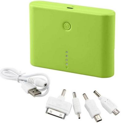 China Micro USB green Mobile Power Bank Waterproof / cell phone battery bank for sale