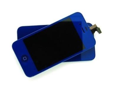 China Telefone móvel LCD do pixel 960×640 para Iphone 4S LCD com azul do digitador à venda