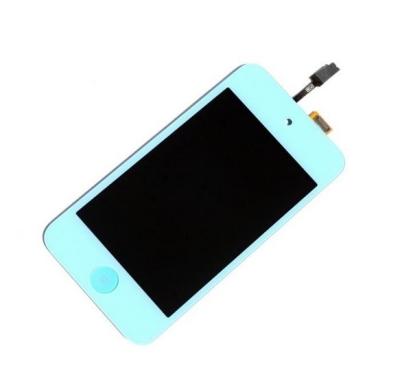 China High Definition Ipod Touch 4G LCD With Digitizer Green Assembly Green Blue for sale