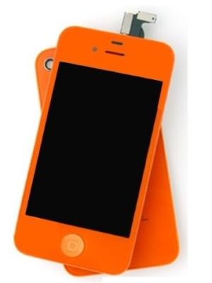 Chine Haut écran d'affichage à cristaux liquides d'Iphone de définition pour l'affichage à cristaux liquides d'Iphone 4S avec l'orange de convertisseur analogique-numérique à vendre