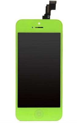 China Capacitive Iphone LCD Screen For Iphone 5C LCD With Digitizer Green for sale