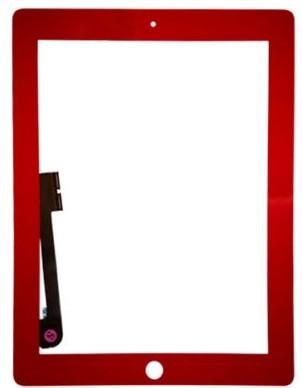 China High Definition Ipad 3 Digitizer / Touch Screen Red 9.7 Inches for sale