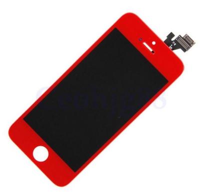 China Multi Touch Screen Iphone LCD Screen For Iphone 5G LCD With Digitizer Red for sale