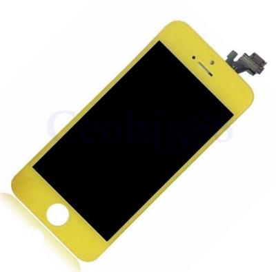 China IPS Iphone LCD Screen For Iphone 5G LCD With Digitizer Assembly Yellow for sale