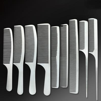 China Home and Salon Manufacturers Direct Selling Steel Pin Tail Comb Salon Hair Comb Barber Tail Hair Comb for sale