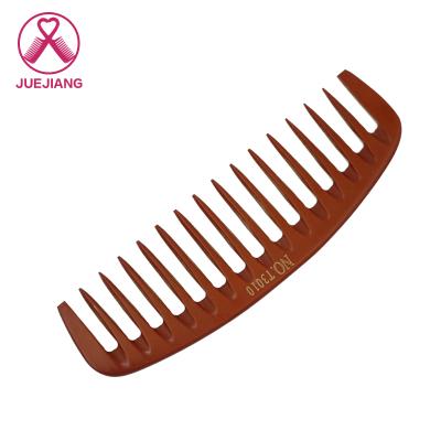 China Beauty Care Make Tools 2019 Hot Sale Customized Wooden Big Comb Wide Tooth Hair Comb for sale