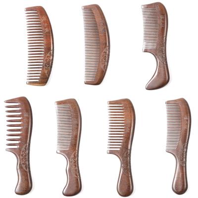 China Home.Hotel.Bathroom.Shower Room Sandalwood Salon Health Brush Paint Long Size Detangle Home Hair Tools Tooth Hair Natural Wooden Massage Anti Static Fragrance for sale