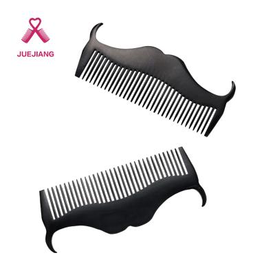 China Custom Superb Home Hair Comb Anti Static Wood Man Stylish Logo Beard Comb Hair Comb For Barber Home Use for sale