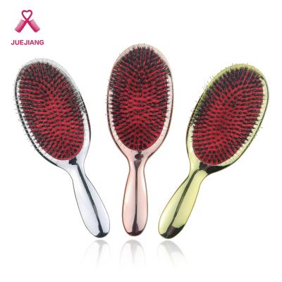 China Home Super Large Size Detangling Shiny Finish Hair Brush for Women and Wet&Dry Cheveu-Palette Denman Hair Brush for sale