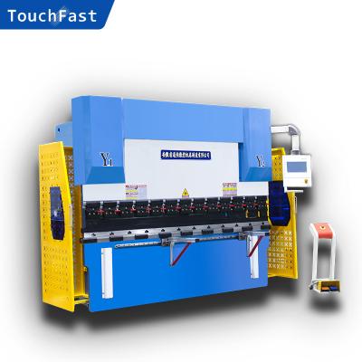 China Stainless Plate Bending Touchfast WC67Y 100T/4000 Series CNC Bending Machine Factory Direct Sales Hydraulic Press Electrohydraulic Servo Brake for sale