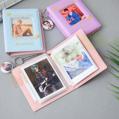 China Custom K-Noise Vinyl PVC Cover Mini Cloth Sof Character Cartoon Color Print Gathering Photo Album With Key Ring for sale