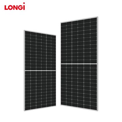 China Commercial mono longi LR5 hi-mo 5m 535 540 545 550W single glass longi 550W solar panel mono 5m for solar power for sale