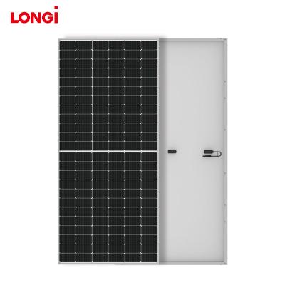 China 9BB 10BB PV 540 550 Watt Commercial Monocrystalline Longi 530 Solar Panel For Hybrid Solar System Installation for sale