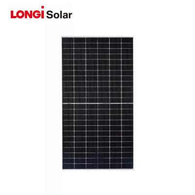 China Chinese brand longi 430W 440W 450w 460W half cell mono photovoltaic solar panel module 166mmx166mm for sale