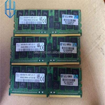 China Original Server 809085-091 805358-B21 RAM SAMRT Memory New Server BULK HPE 64GB DDR4 4RX4 2400T 819413-001 for sale