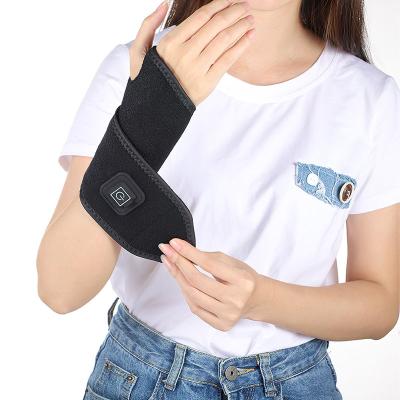 China Sports Smart USB Daily Electric Wrist Band Carbon Fiber Heated Wrist Warmers Neoprene Battery Heated Wrist Band for sale