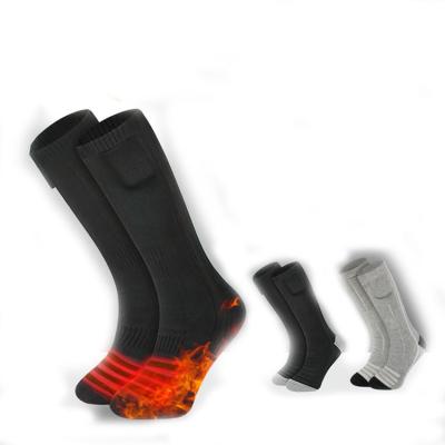 China Sports Winter Outdoor Heated Socks Heated Ski Socks Thermal Heating Sock for sale