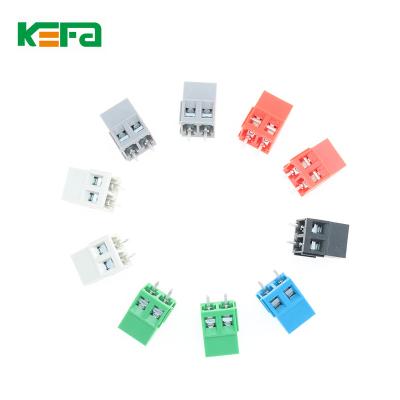 China Wholesale Price PCB Wholesale Price Green Color KF128-5.0/5.08/7.5/7.62mm 2P/3P Mount PCB Screw TB Electrical Connector for sale