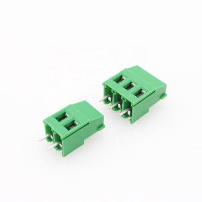 China Hot Selling Launch 5.0 MM 2P/3P4P Low Price KF129 Brass Cage Terminal Block Connector PCB Screw Rising Terminal Block for sale