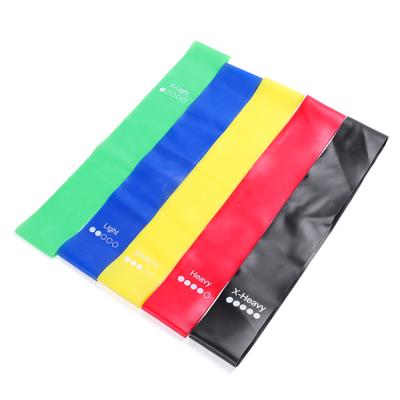 China Yoga Exercise Latex Resistance Band Workout Fitness Resistance Bands Set With Private Logo for sale