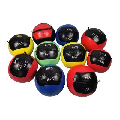 China Muscle Relaxation Gym Exercise Muscle Building PU Leather Soft Wall Ball for sale