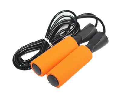 China Factory Direct Adjustable Plastic Sponge Handle Cheap Skipping Ropes Professional Adult Fitness Jump Rope for sale