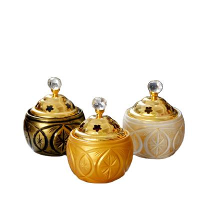 China 2021 Hard New Hot Arab Muslim Censer Bakhoor Mabkhara Middle East Resin Censer Holder for sale