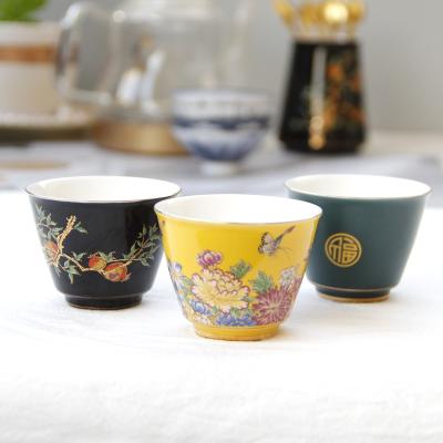 China Good Quality Vintage Hard Hot Selling Chinese Ceramic Tea Cup for sale