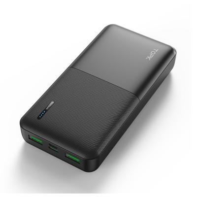 China TOPK I2009 LED Display Power Bank 20000mAh Dual USB Portable Mobile PowerBanks for sale