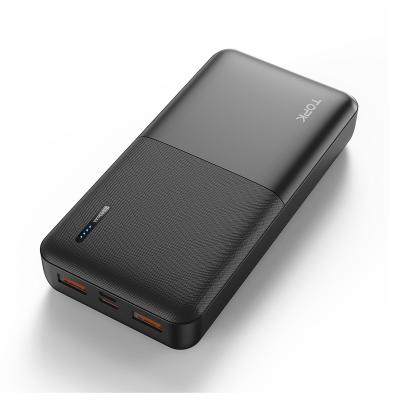 China Fast Charging Support TOPK I2009Q 18W QC3.0 Power Bank 20000mah Fast Power Bank for sale