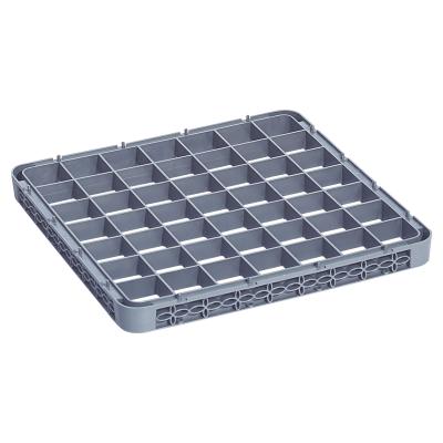 China New luxury thick gray 49 grid cup frame extension rack for hotels and restaurants wholesale for sale