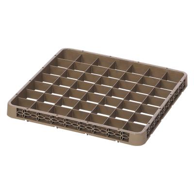 China New luxury thick and high quality brown 49 grid cup frame extension rack for hotels and restaurants for sale