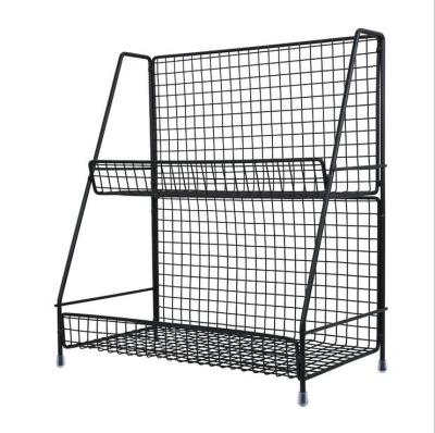 China Home Furniture 2 Wire Shelving Adjustable Steel Garage Lightweight Metal Shelving Storage Rack Shelf for sale