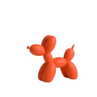 China Modern popular Nordic creative balloon dog Europe spot style resin sculpture home decoration open small animal ornament for sale