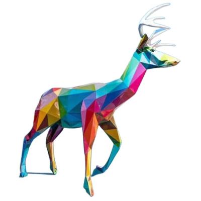 China Europe Good Quality Promotional Large Custom Animal Sculptures Decor Large Garden Resin Animal Sculpture Life Size Fiber for sale