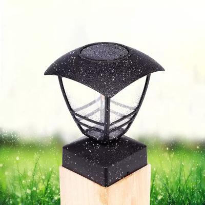 China Garden Lighting Waterproof Outdoor exterior plastic pillar lantern lamp for outdoor garden wall fence yard patio for sale