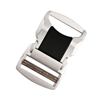 China Heavy Duty Quick Release Heavy Duty Buckle 38MM Aluminum Alloy Outdoor Tactical Belt Buckle for sale