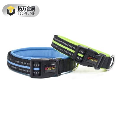 China Pets Reflective Colorful Nylon Explosion Proof Collar Reflective Walking Dog Leashes And Collar for sale