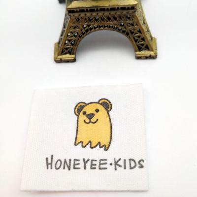 China Sustainable Factory Custom Washed Label Kids Lead Label Woven Label for sale